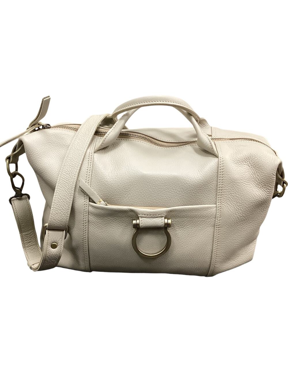 Never Used Sapahn Purse Women’s 1 Size Linda Jean Pebbled Leather Handles &Strap